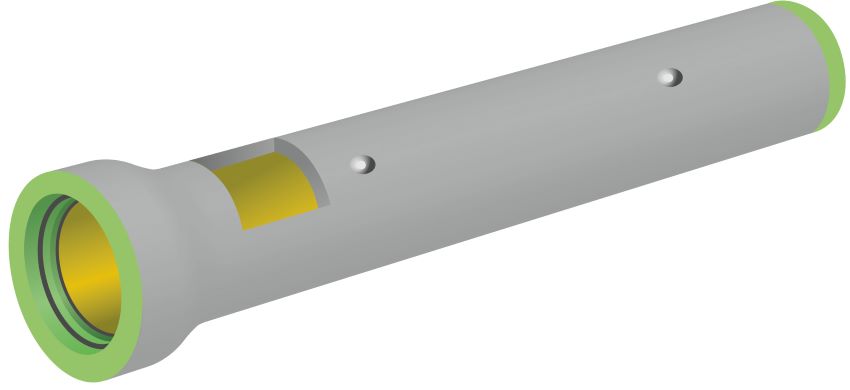 Ecoresist pipe liner illustration