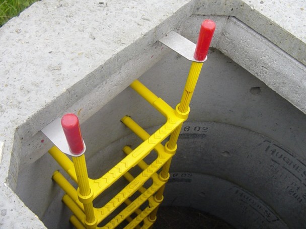 Integrated Manhole Ladder