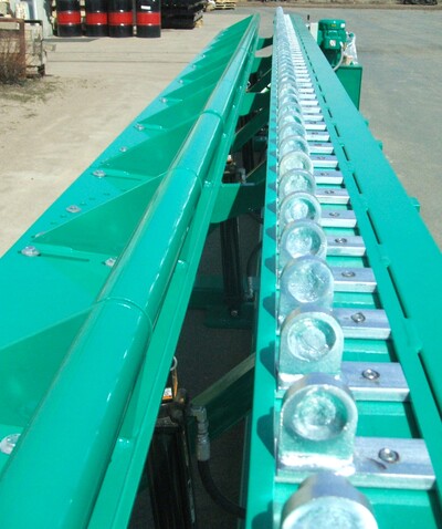 Single direction mesh bender anvil